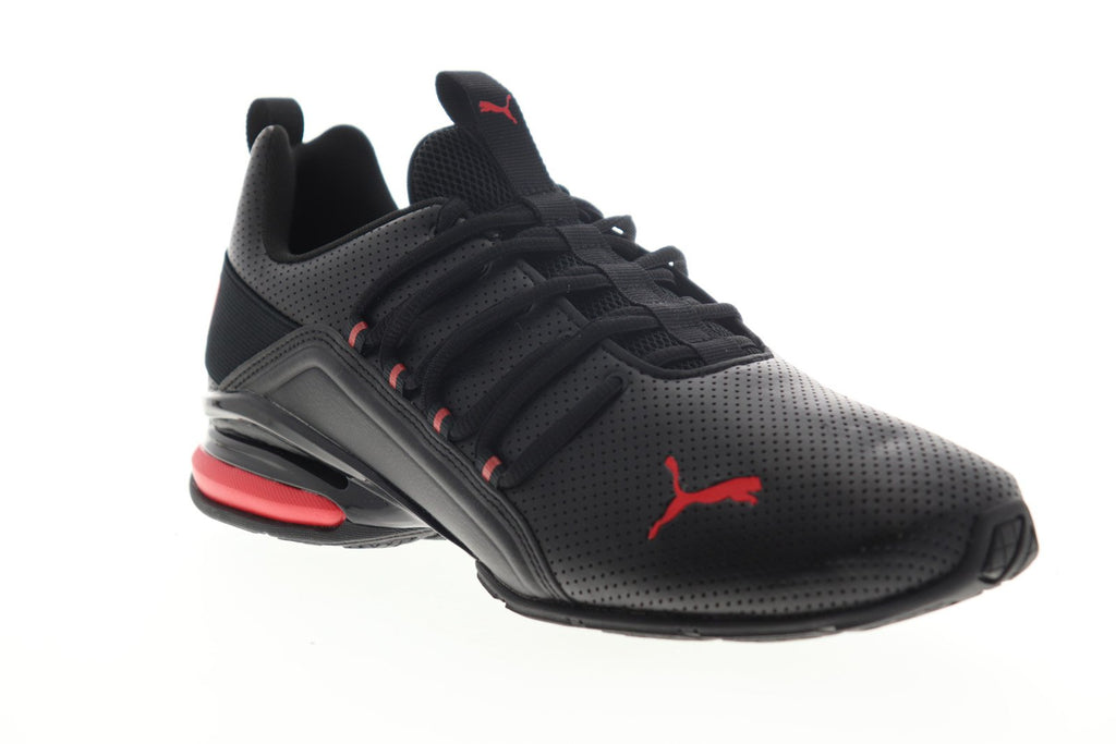 Puma Axelion Perf 19355504 Mens Black Athletic Running Shoes