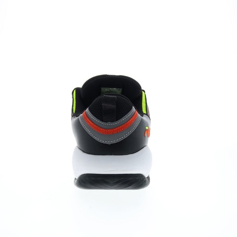 Fila Stackhouse Spaghetti Low Mens Black Leather Athletic Basketball Shoes