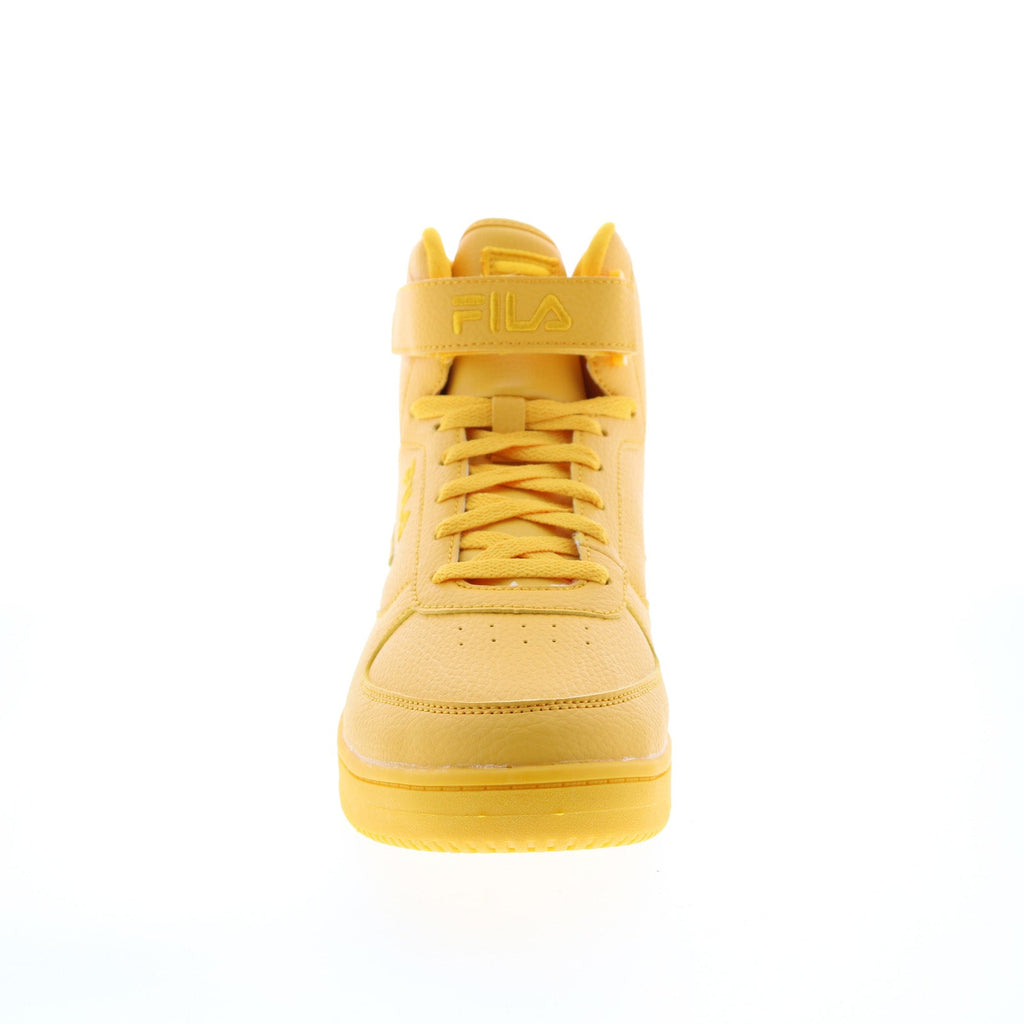 Fila A-High 1CM00540-701 Mens Yellow Leather Lifestyle Sneakers