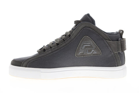 Fila V 96 Mens Gray Canvas Low Top Lace Up Sneakers Shoes