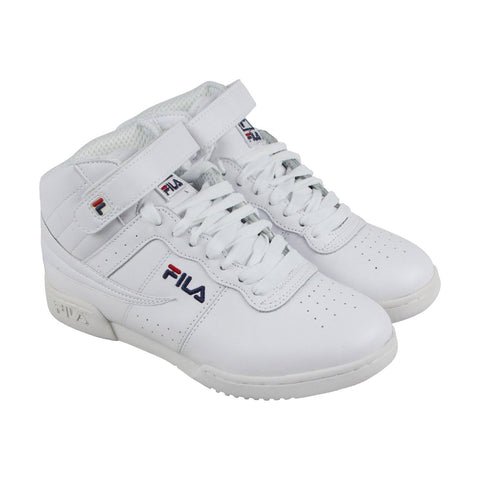 Fila F-13 V Smooth 1VF060LX-100 Mens White Casual High Top Sneakers Shoes