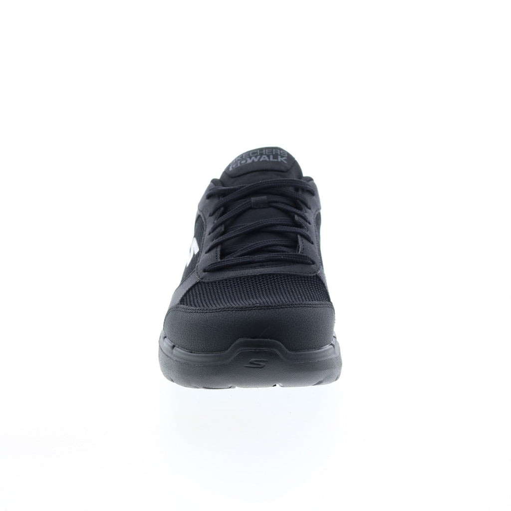Skechers Go Walk 6 Complete 216203 Mens Black Lifestyle Sneakers