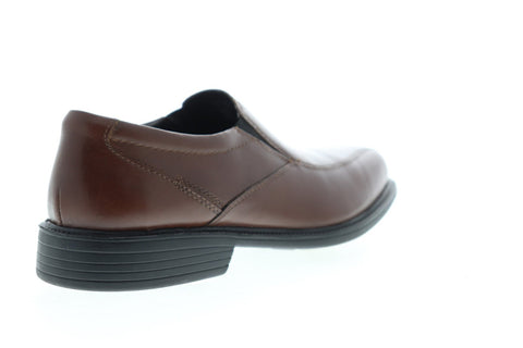 Bostonian Bolton 26025896 Mens Brown Extra Wide 4E Leather Casual Loafers Shoes