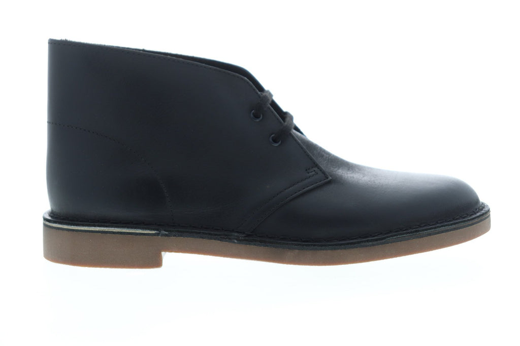 Clarks Bushacre 2 Chukka Boots Black Leather Lace Up Ankle Mens Size 10 s-l400.jpg main image 3