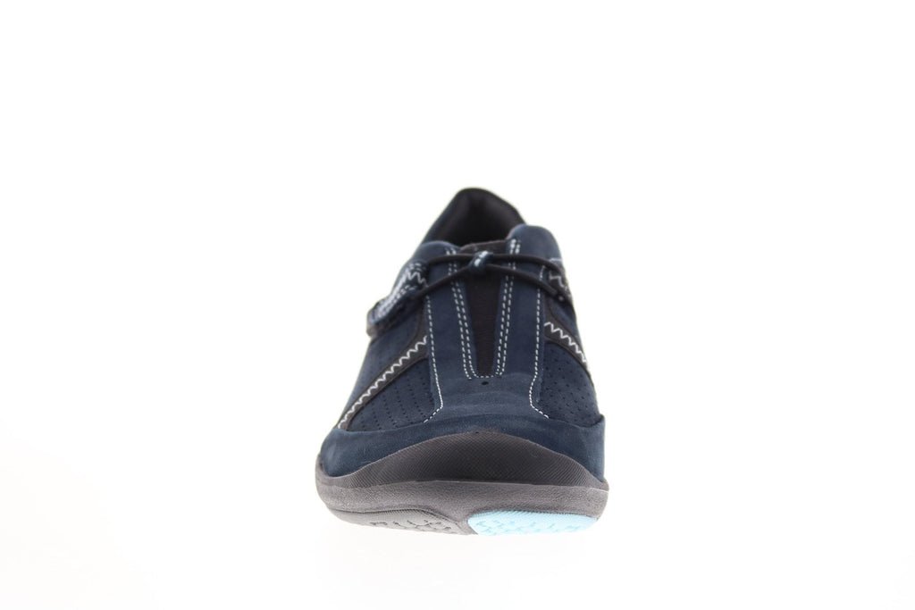 Clarks Asney Slip On 26121016 Womens Blue Wide Nubuck Lifestyle