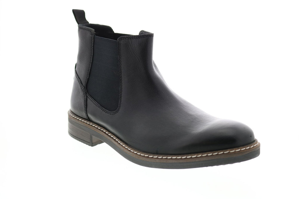 Clarks Blackford Top 26127996 Mens Black Leather Slip On  display picture 3