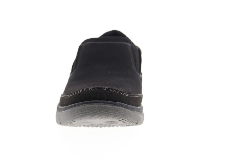 Clarks Tunsil Step 26129144 Mens Black Wide Loafers Slip Ons