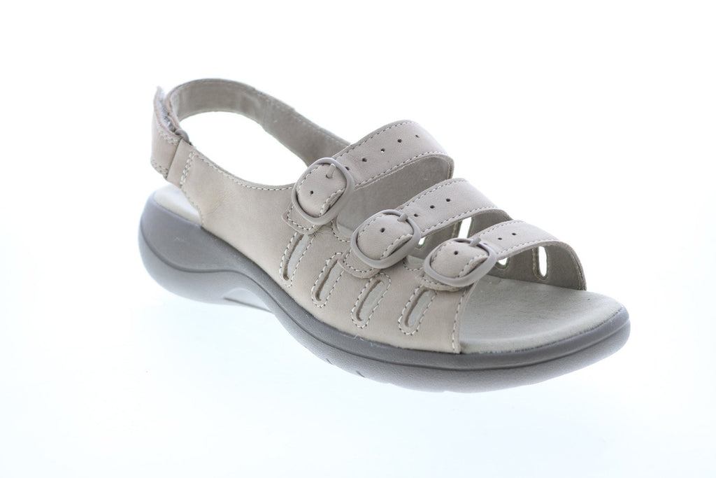 Clarks Saylie Quartz 26133700 Womens Brown Nubuck Slingback Sandals Sh Ruze Shoes