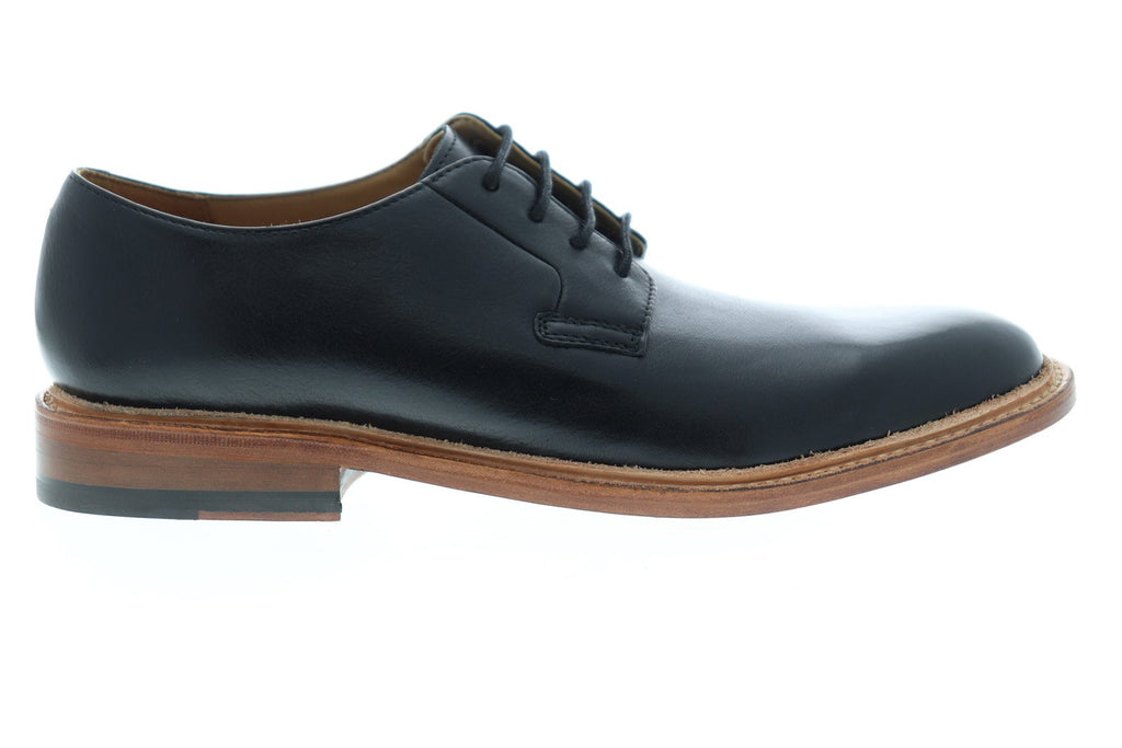 Bostonian No.16 Soft Low 26137414 Mens Black Leather Plain Toe Oxfords Ruze Shoes