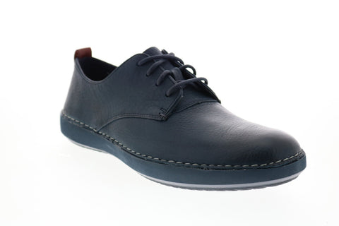 Clarks Komuter Walk 26141567 Mens Blue Oxfords & Lace Ups Plain Toe Shoes