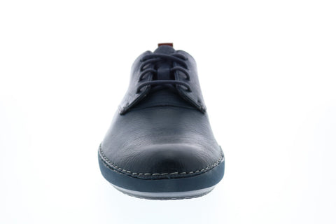 Clarks Komuter Walk 26141567 Mens Blue Oxfords & Lace Ups Plain Toe Shoes