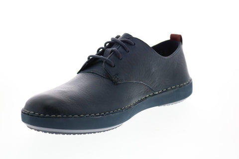 Clarks Komuter Walk 26141567 Mens Blue Oxfords & Lace Ups Plain Toe Shoes