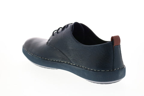 Clarks Komuter Walk 26141567 Mens Blue Oxfords & Lace Ups Plain Toe Shoes