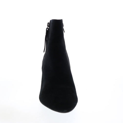 Clarks Calla Blossom 26143891 Womens Black Leather Ankle & Booties Boots