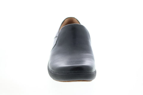 Clarks Un Loop 2 Step 26144352 Womens Black Leather Loafer Flats Shoes