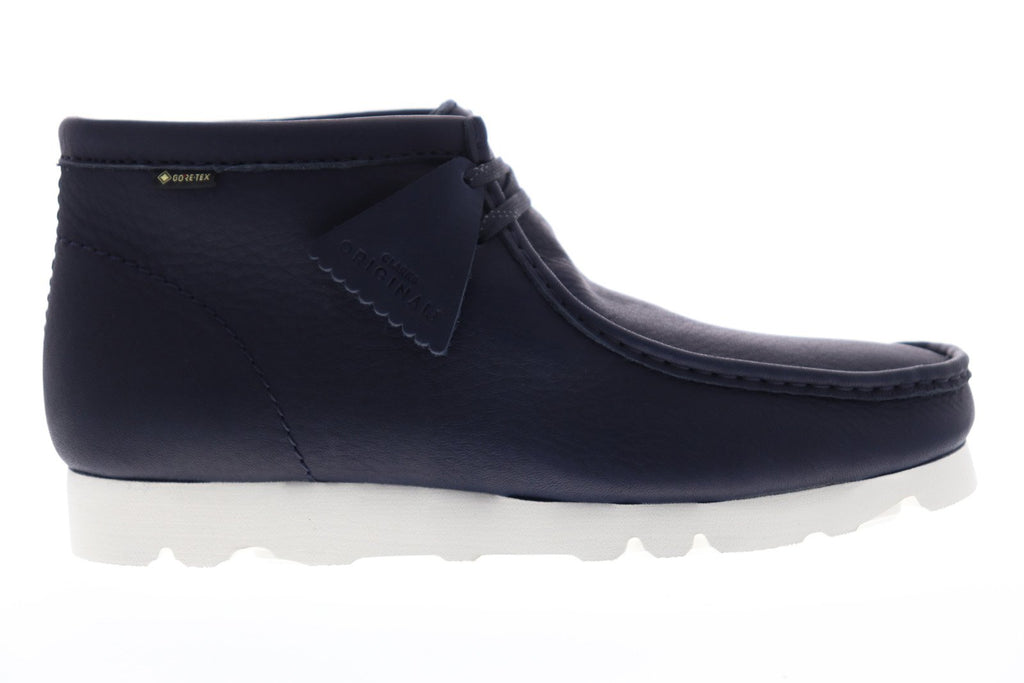 Clarks Wallabee Boot Gore-Tex GTX 26144519 Mens Blue Leather