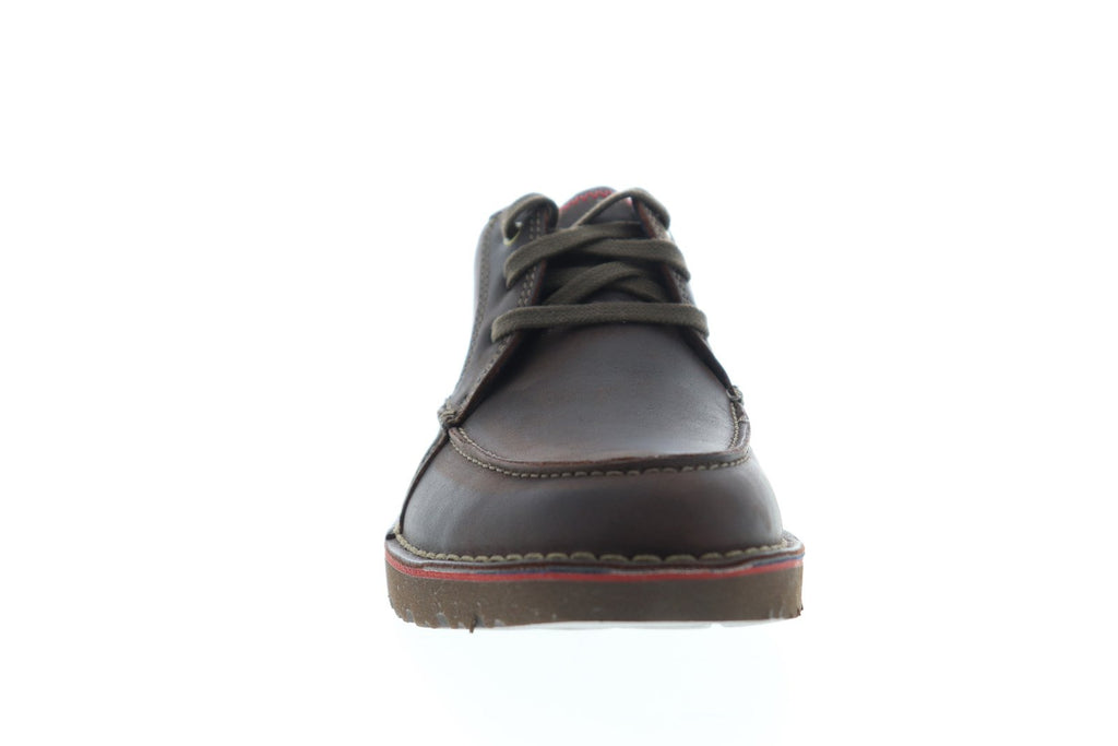 Clarks Vargo Vibe Derby's voor heren, Braun Dark Brown Lea Dark Brown Lea, 40 EU