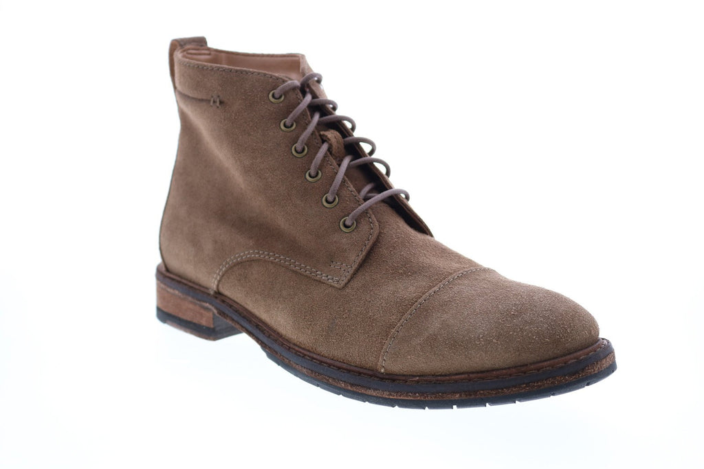 Clarks Clarkdale Hill 26144867 Mens Brown Suede Casual Dress Boots - Main Image