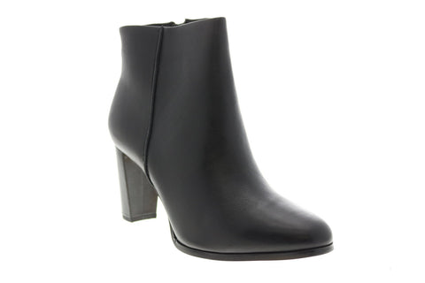 Clarks Kaylin Fern 26146297 Womens Black Leather Ankle & Booties Boots