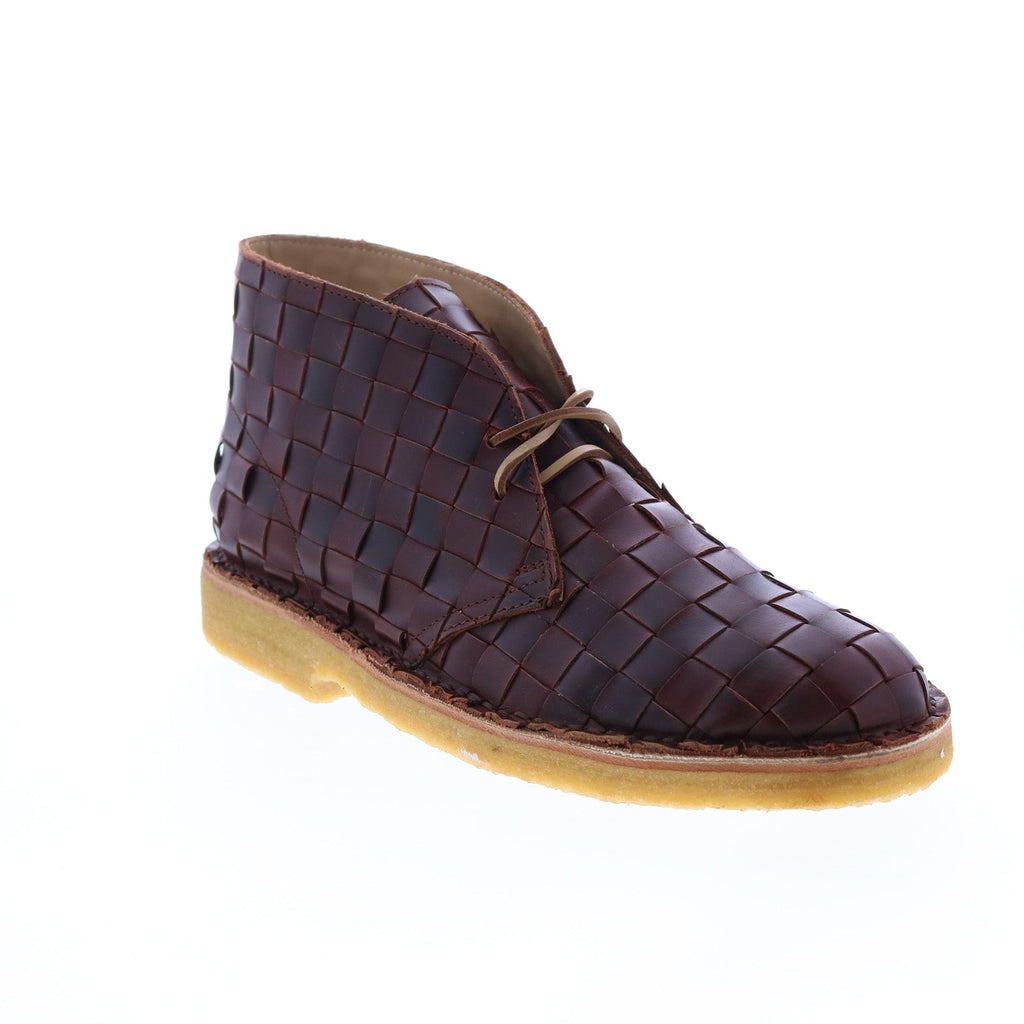 nød pubertet Fortolke Clarks Desert Boot 26151101 Mens Brown Leather Lace Up Chukkas Boots - Ruze  Shoes
