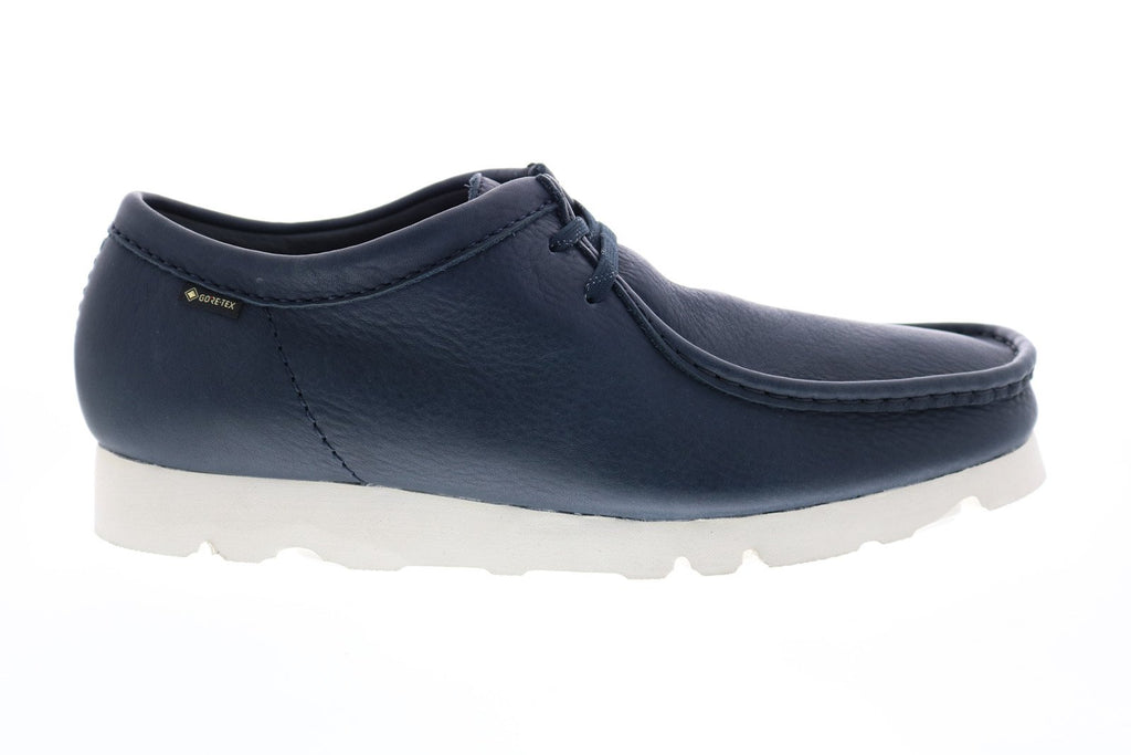 Clarks Wallabee GTX 26154790 Mens Blue Oxfords & Lace Ups Casual