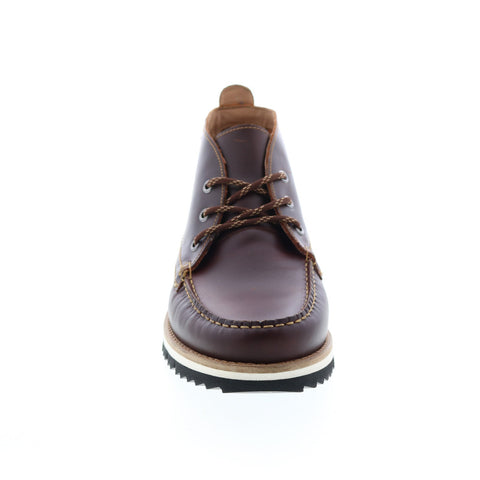 Clarks Durston Mid 26162196 Mens Brown Leather Lace Up Chukkas Boots