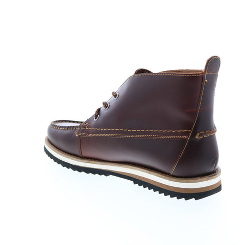 Clarks Durston Mid 26162196 Mens Brown Leather Lace Up Chukkas Boots