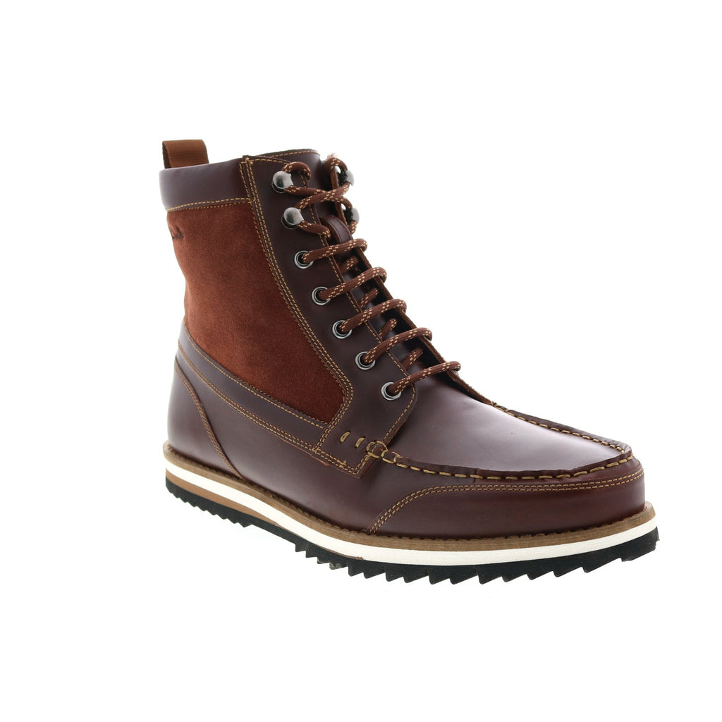 NEW!! Men’s Clarks Durston Lace Tan Nubuck Size 8M Clarks Durston Hi 26162306 Mens Brown Leather Lace Up Casual  main image 2