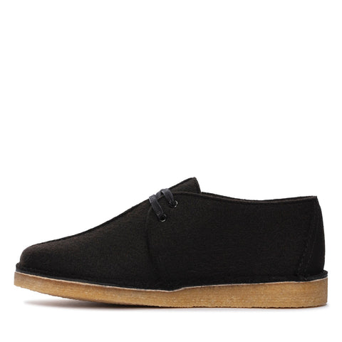 Clarks Desert Trek 26168873 Mens Black Oxfords & Lace Ups Casual Shoes
