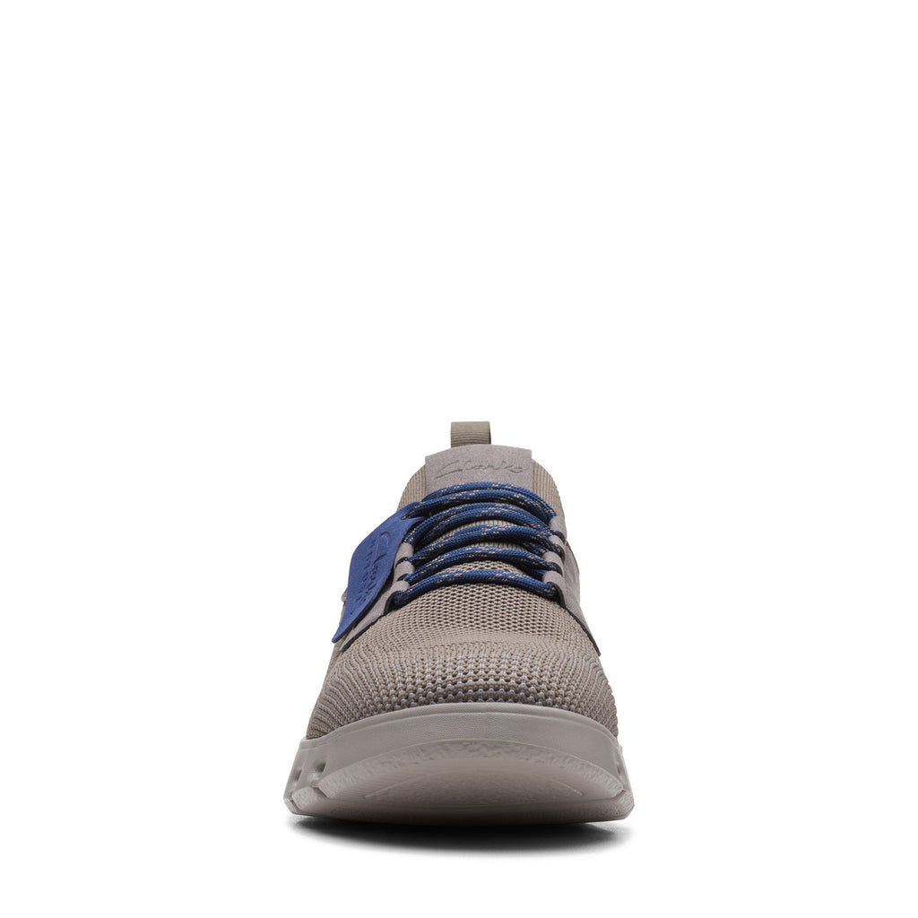 Clarks Nature X LO 26169144 Mens Gray Canvas Lifestyle Sneakers
