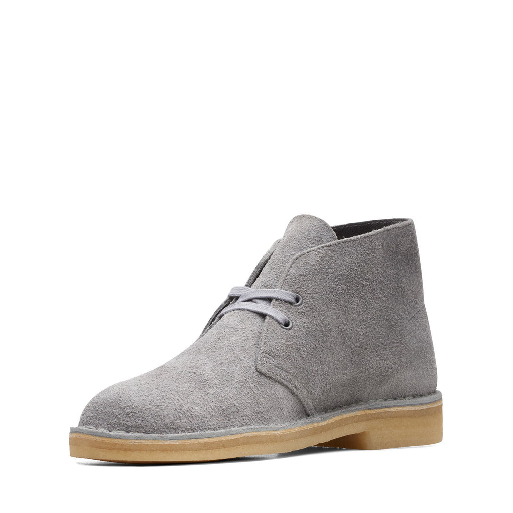 Clarks Desert Boot 26169941 Mens Gray Suede Lace Up Chukkas Boots