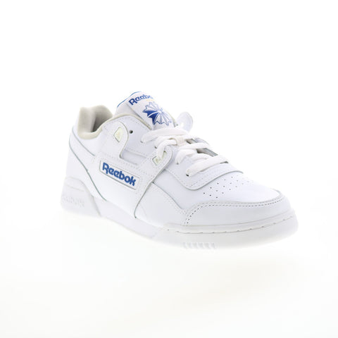 Reebok Workout Plus 2759 Mens White Leather Lifestyle Sneakers Shoes