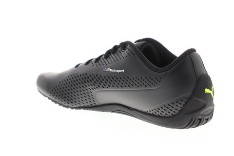 Puma Bmw Mms Drift Cat 5 Ultra II Mens Black Leather Athletic Racing Shoes