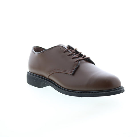Altama Uniform Oxford 608004 Mens Brown Leather Oxfords Plain Toe Shoes