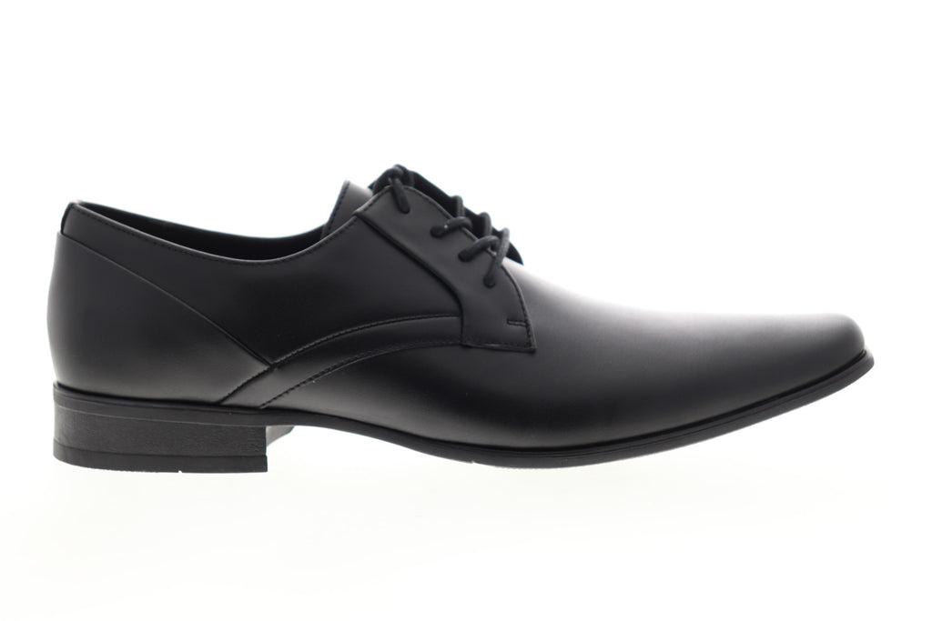 Calvin Klein Benton 34F9070-BLK Mens Black Leather Plain Toe  display picture 1