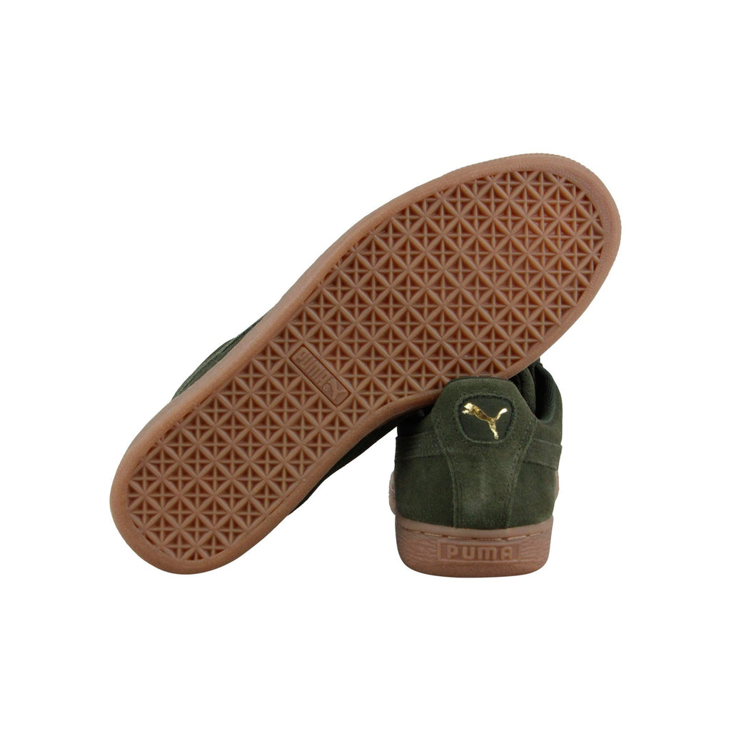 Puma Suede Classic 36534746 Mens Green Low Top Lace Up Lifestyle