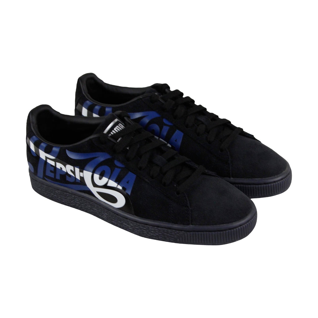 Puma Suede Classic X Pepsi 36633202 Mens Black Low Top Lace Up