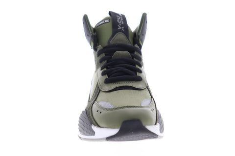 Puma RS-X Midtop Utility 36982101 Mens Green Canvas Lifestyle Sneakers Shoes