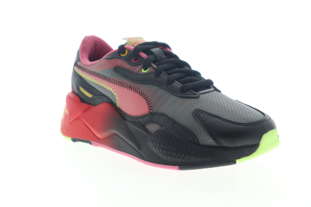 Puma RS-X3 Sonic Color 2 37431301 Mens Black Mesh Lifestyle Sneakers Shoes