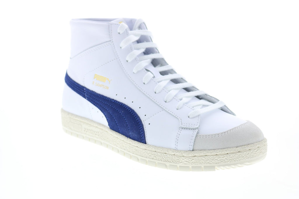 Puma Ralph Sampson MC 37406601 Mens White Leather Lifestyle Sneakers S -  Ruze Shoes