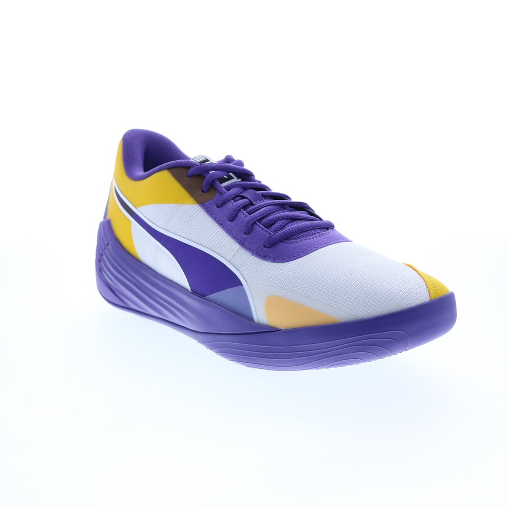 Puma Fusion Nitro Team 37703509 Mens White Athletic Basketball