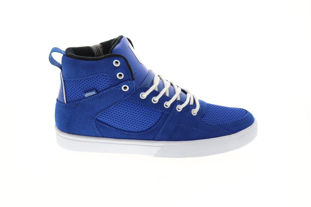 Etnies Harrison HTW X 32 Mens Blue Suede Surf Mid Top Lace Up