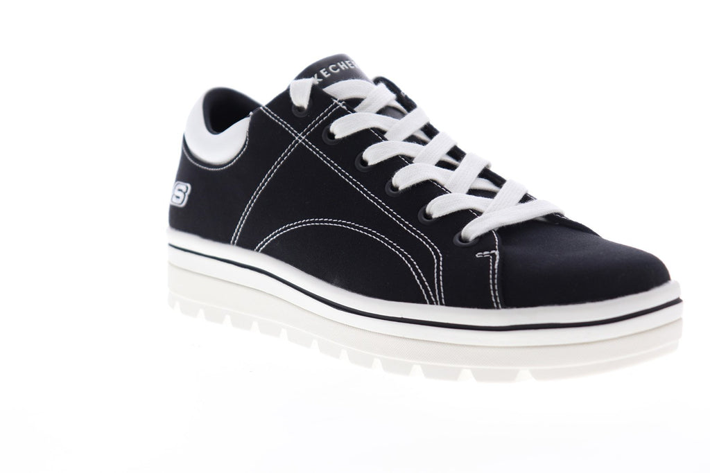 Skechers Street Cleats Bring It Back 52481 Mens Black Lifestyle