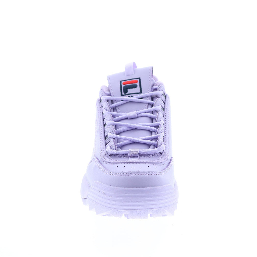 Fila Disruptor II Embroidery Womens Purple Leather Lifestyle