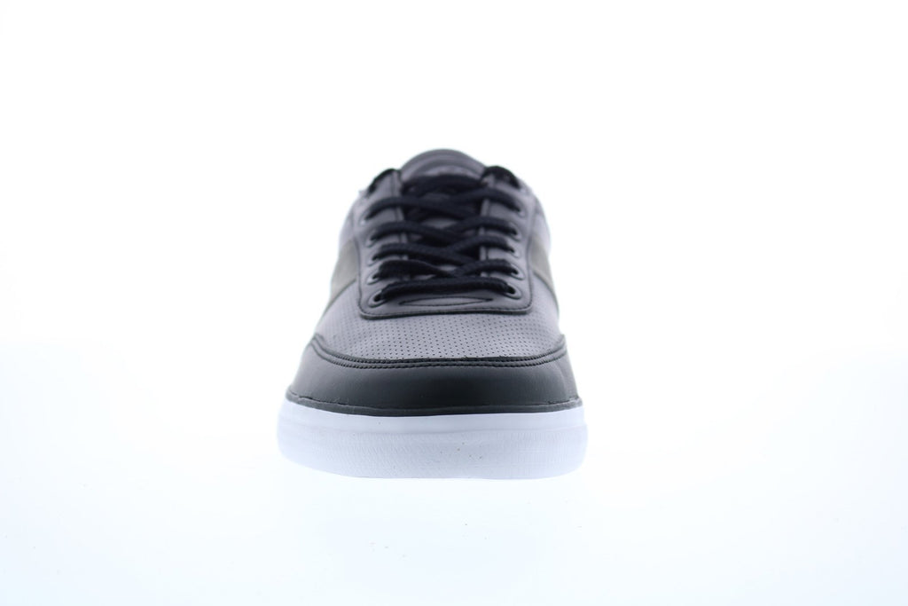 Lacoste Court-Master 31 Mens Black Leather Lace Up Lifestyle