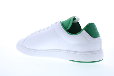 Lacoste Carnaby Evo Li Mens White Leather Lace Up Lifestyle Sneakers Shoes