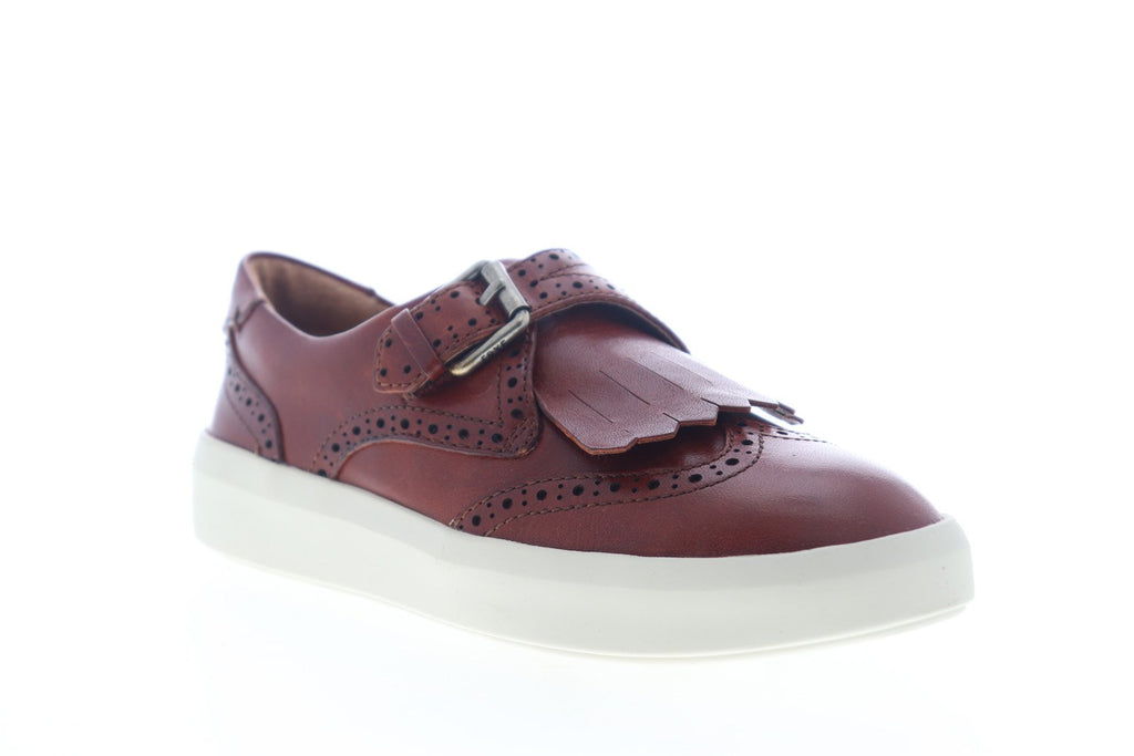 Frye Brea Kiltie 70448 Womens Red Leather Low Top Lifestyle