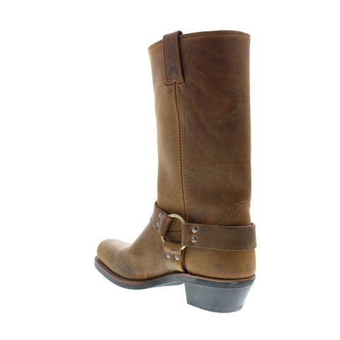 Frye Harness 12R 77300 Womens Brown Leather Lace Up Casual Dress Boots