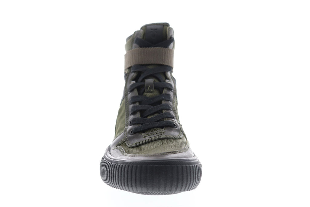 Frye Combat Lace Up 80203 Mens Green Canvas Lifestyle Sneakers Shoes Size 10.5 Frye Combat Lace Up 80203 Mens Black Canvas Lifestyle  main image 4