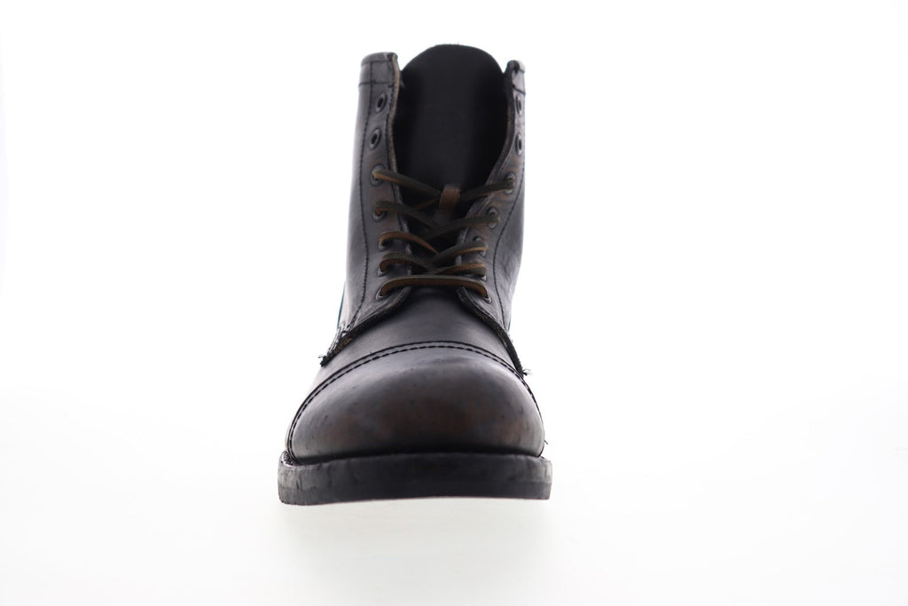 Frye Logan Cap Toe 80360 Mens Black Leather High Top Lace Up